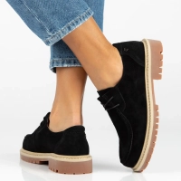 Leather shoes Filippo DP7497/26 BK black