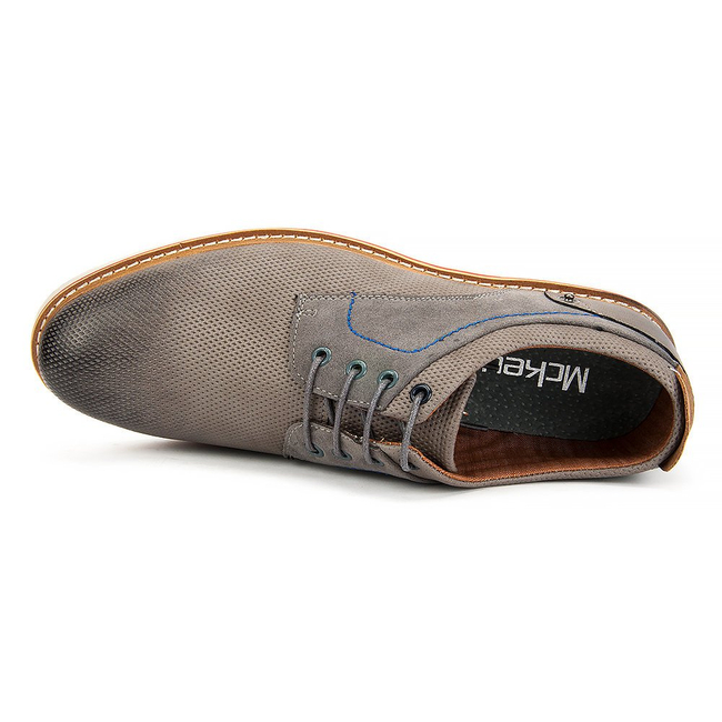 Półbuty MCKEY MP124/17 GR szare
