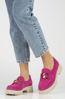 Leather shoes Filippo 20089 fuchsia