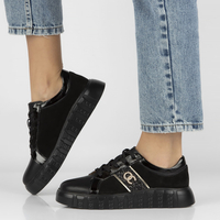 Leather shoes Filippo DP4587/23 BK black