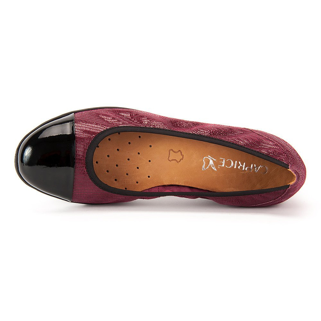 Baleriny Caprice 9-22102-29 555 Bordo Rep. Multi