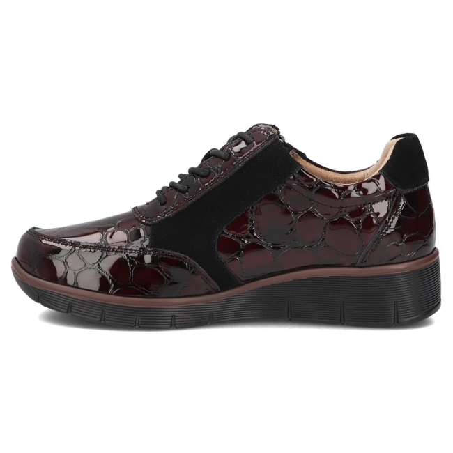 Leather shoes Filippo DP4912/26 BG CR burgundy