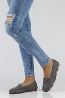 Leather loafers Filippo DP2037/22 GR RD grey