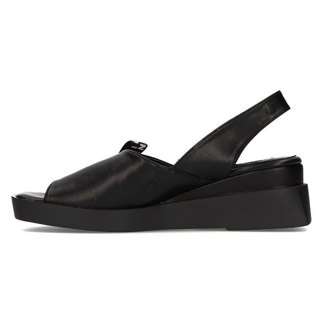 Wedge sandals Filippo DS2355/21 BK black