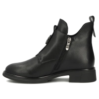 Skórzane botki Filippo DBT8135/26 BK czarne