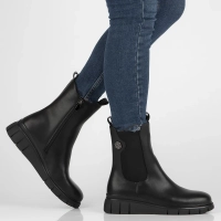 Leather ankle boots Filippo DBT6561/24 BK black