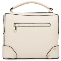 Beige handbag rivet