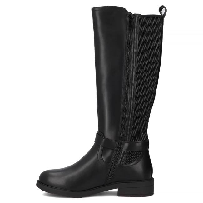 Leather boots Filippo DKZ7331/25 BK black