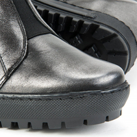 Botki EKSBUT 66-4318-E04-1G czarny/srebro