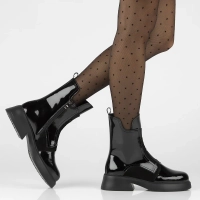 Leather boots Filippo DBT6567/24 BK L black