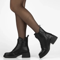 Leather ankle boots Filippo DBT6550/25 BK black