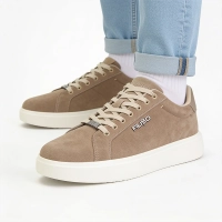 Skórzane sneakersy Filippo MP7840/26 BE SU beżowe