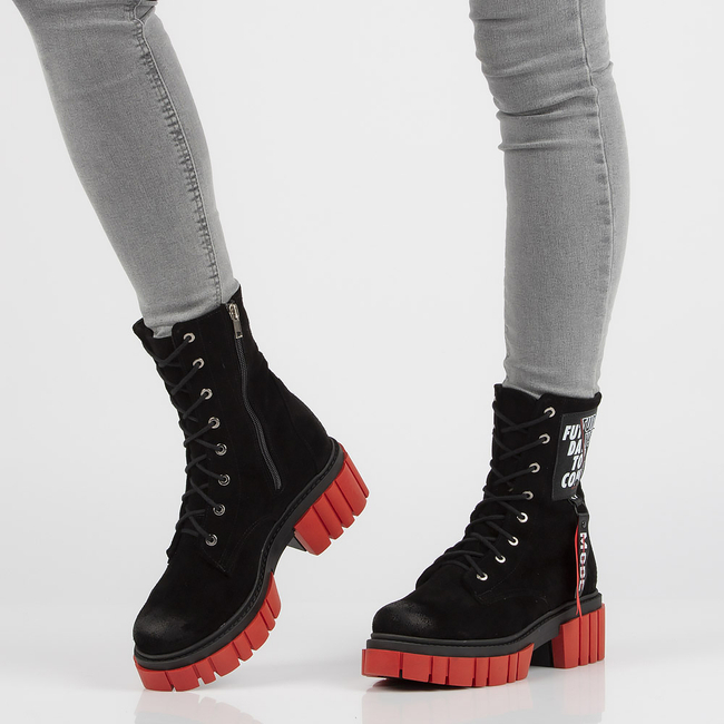 Leather boots Filippo DKO2277 black