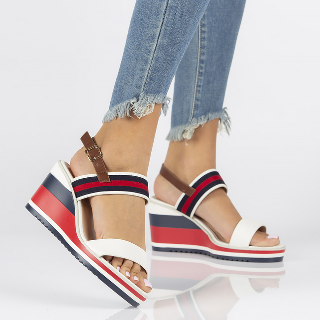 Wedge sandal Filippo DS2094/21 WH NV white