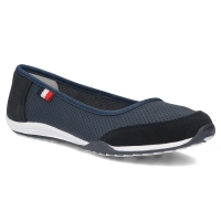 Leather ballerinas Filippo DP142/25 NV navy blue