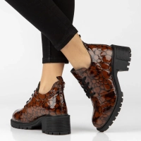 Leather ankle boots Filippo DBT7972/26 BR brown