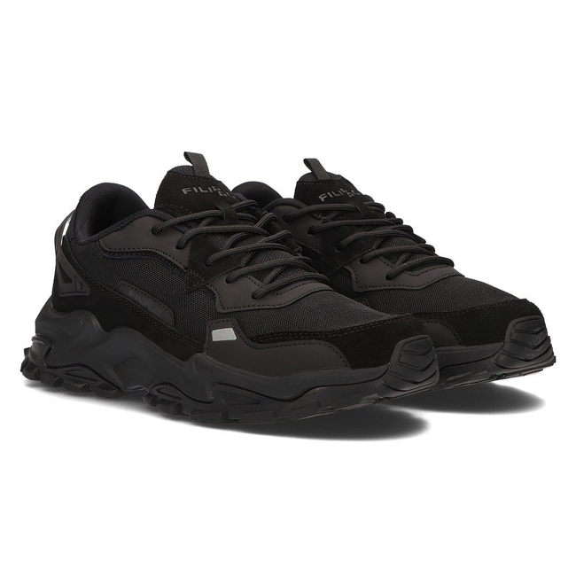 Skórzane buty Filippo MSP2122/21 BK czarne
