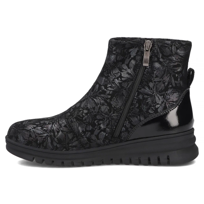 Skórzane botki Filippo DBT8074/26 BK GO czarne