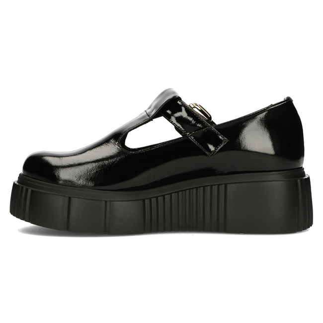 Skórzane półbuty Filippo 20102 czarne