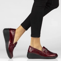 Leather shoes Filippo DP8101/26 RD red