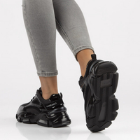 Skórzane Sneakersy Filippo BJ1848-SP czarne