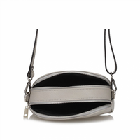 Handbag Toscanio Leather Messenger Bag A283 light grey