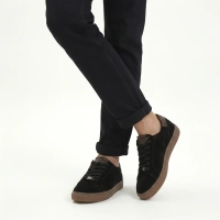 Leather Sneakers Filippo MP8272/26 BK black