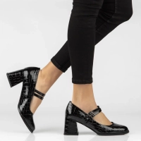 Leather shoes Filippo DP8161/26 BK black