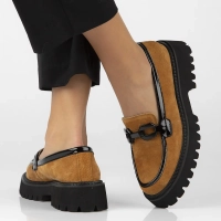 Leather shoes Filippo DP6486/24 BR brown