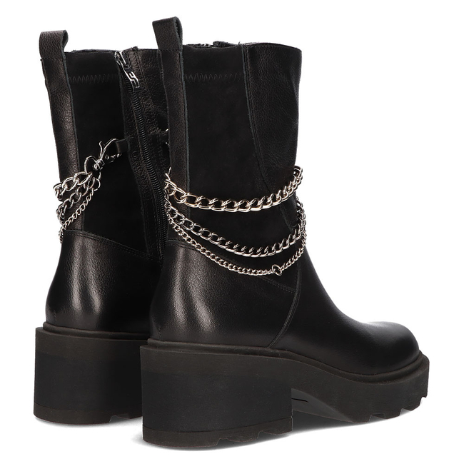 Leather ankle boots Simen 4455A Black