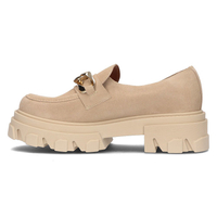 Leather shoes Filippo 20083 beige velour