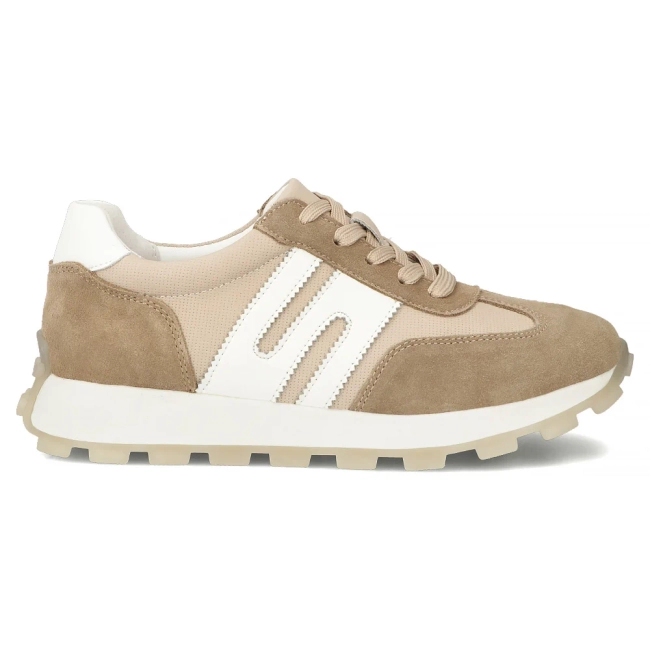 Leather sneakers Filippo DP7690/26 BE beige