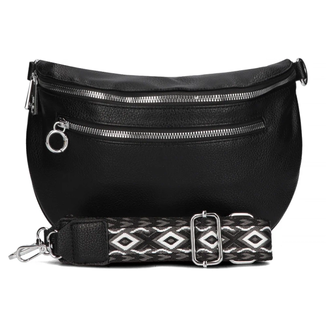 Black crossbody bag Tetina