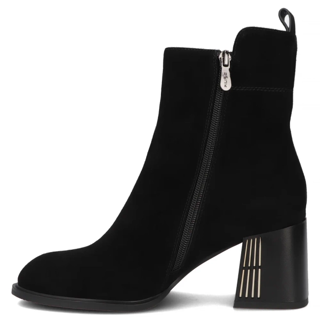 Leather ankle boots Filippo DBT7217/25 BK black