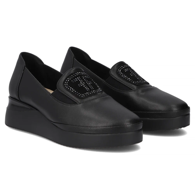Leather shoes Filippo DP7396/25 BK black