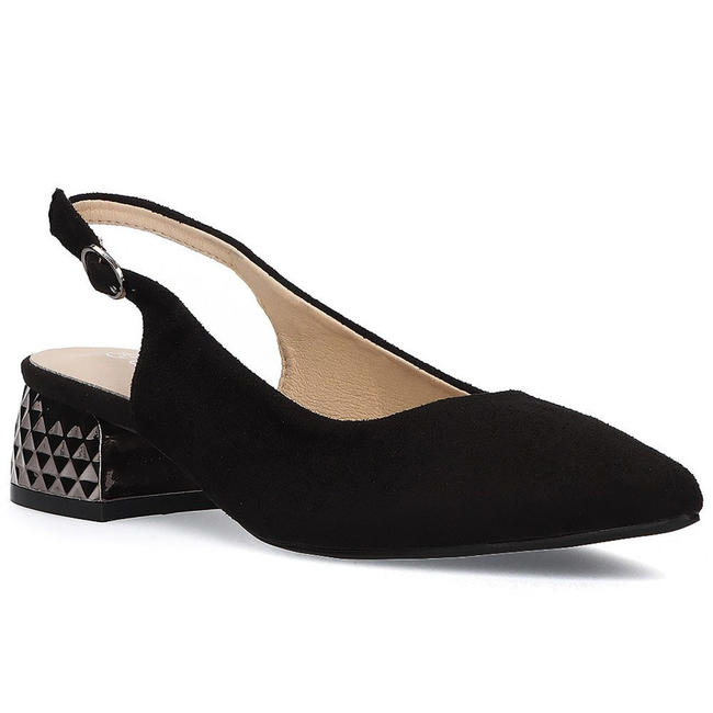 Heeled shoes FILIPPO DP2095/21 BK Black