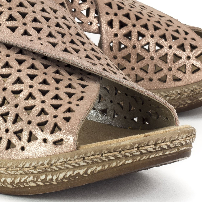 Sandals Rieker 62484-31 Rose