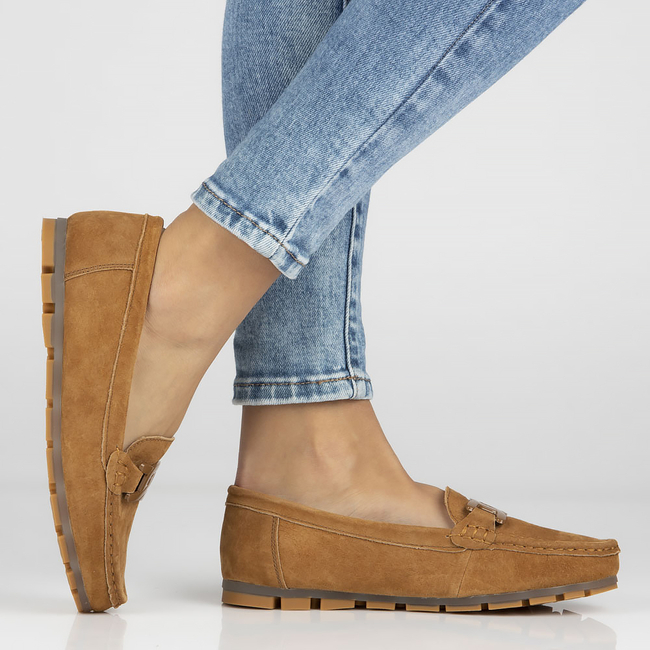 Leather loafers Filippo DP3630/23 BR brown