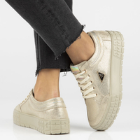 Leather shoes Filippo DP4245/23 GO gold