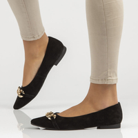 Leather shoes Filippo DP3642/22 BK black