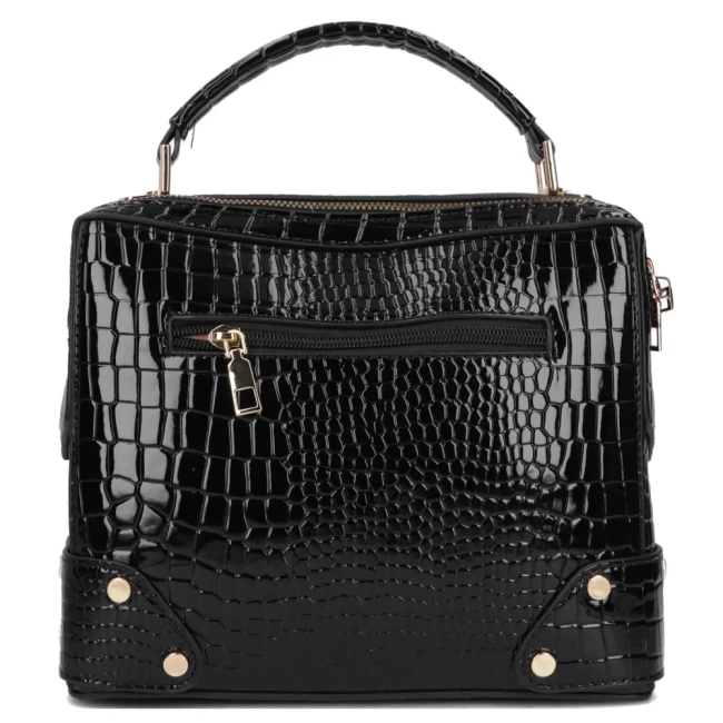 Black handheld bag black chic