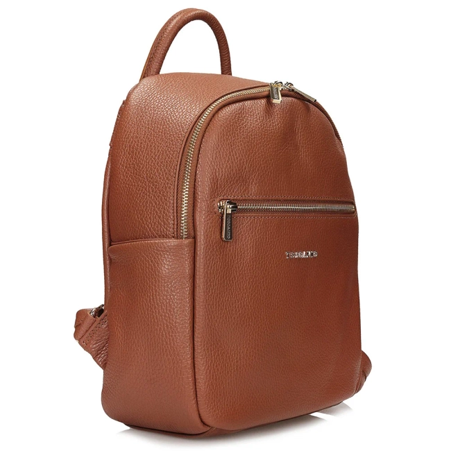 Leather backpack Toscanio F193 brown