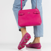 Leather loafers Filippo DP1202/21 FH pink