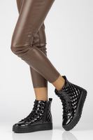 Leather boots Filippo DBT3944/22 BK black