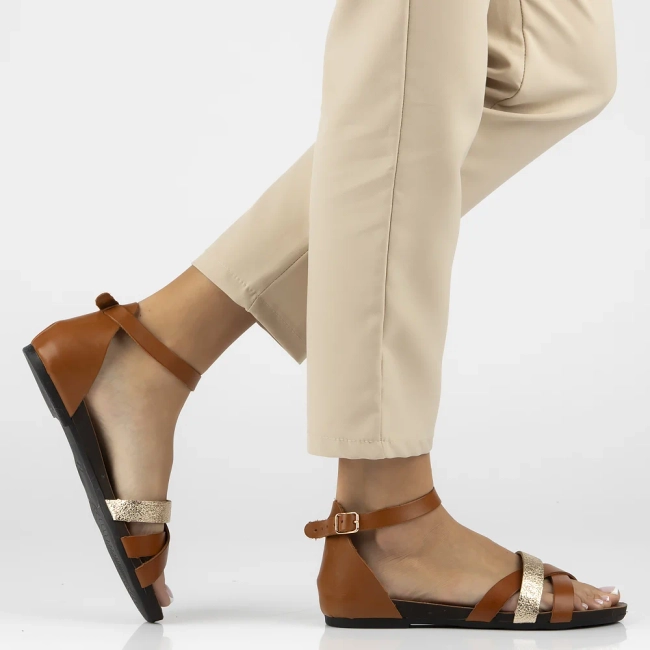 Leather sandals Filippo 40225 brown