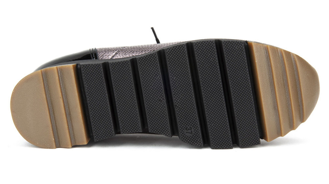 Półbuty Filippo 3859 Platyna