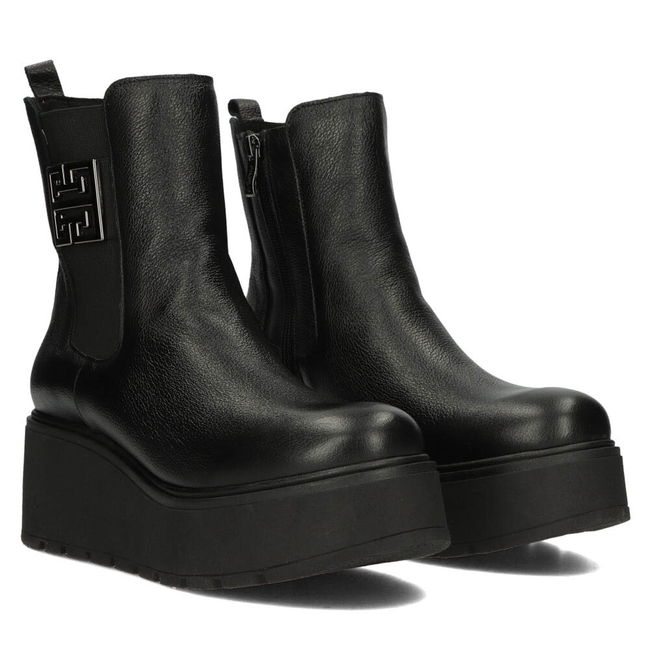 Suede ankle boots Filippo 60390 black