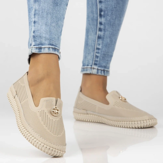 Leather shoes Filippo DP6838/25 BE beige