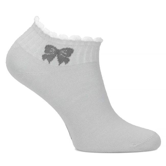 Women's Socks 2508-7 grey bow