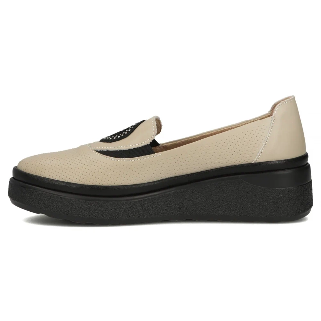 Leather shoes Filippo DP6801/25 BE beige